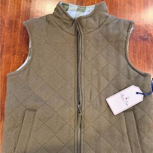 Classic Prep Olive Quilted Vest